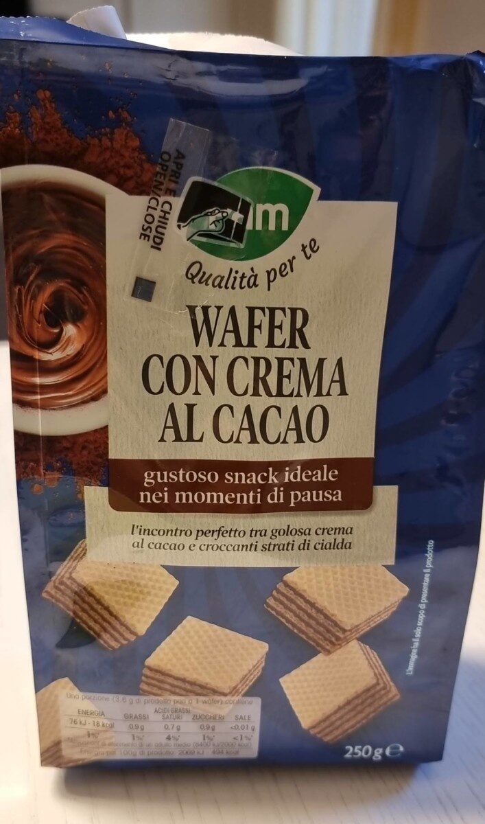 Wafer con cacao - Prodotto