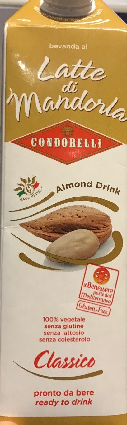 Condorelli Latte Di Mandorla (almond Milk) - Prodotto - fr