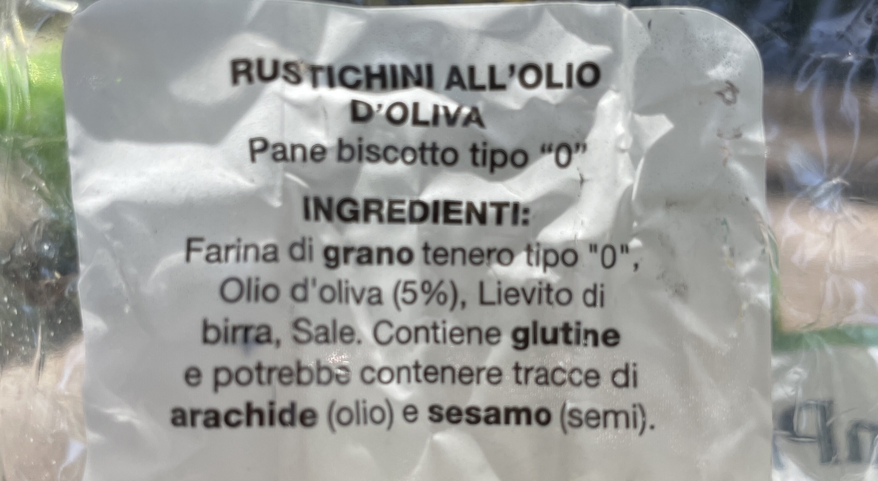 Rustichini all'olio d'oliva - Ingredienti - en