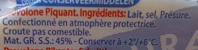 Provolone Piccante - Ingredients - fr