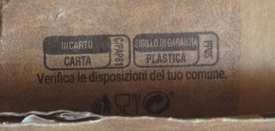 Penne rigate nº 20 - Recycling instructions and/or packaging information
