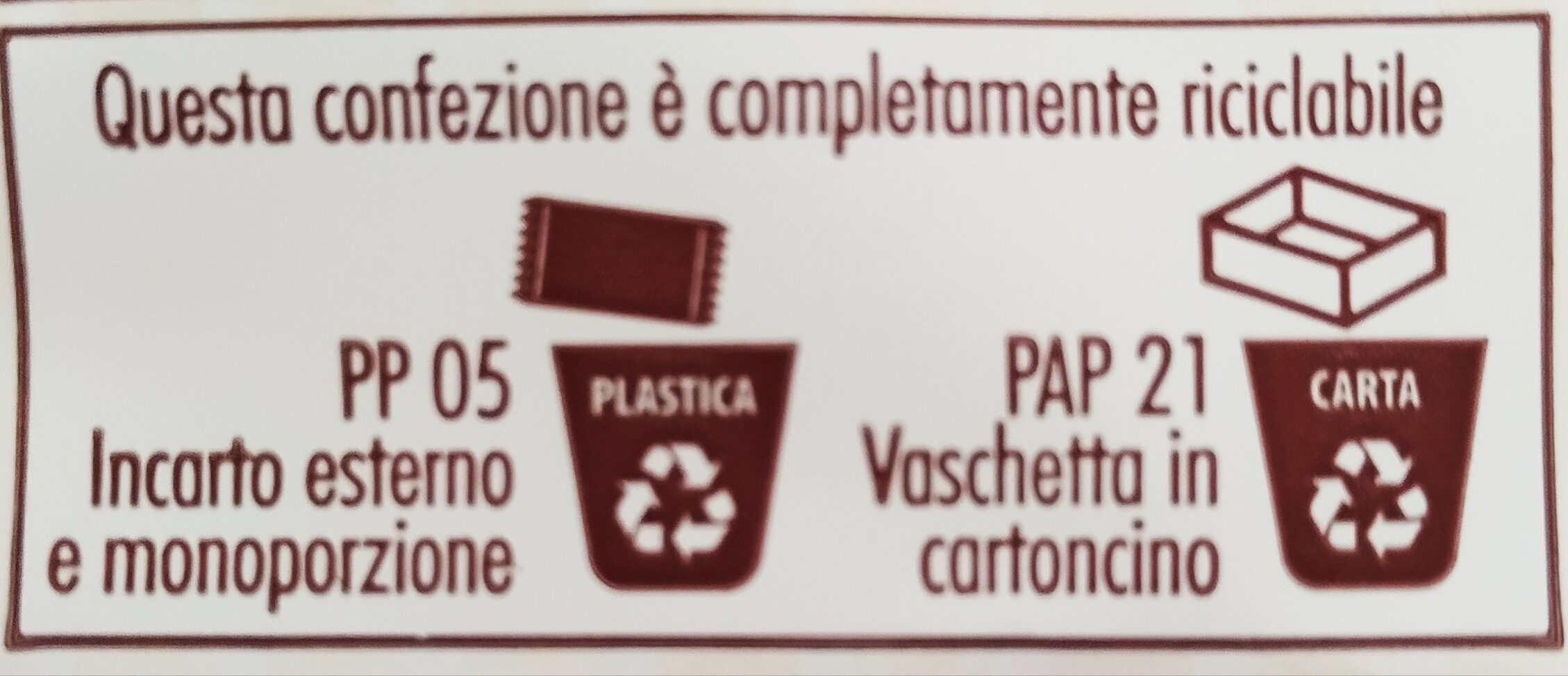 Cornetti Albicocca - Instruction de recyclage et/ou informations d'emballage - en