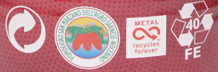 Pomodoro San Marzano Dell'Agro Sarnese-Nocerino D.O.P., 400 g - Wiederverwertungsanweisungen und/oder Verpackungsinformationen