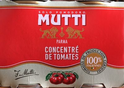 Mutti Double Concentrated Tomato Paste 2 x - Product - fr