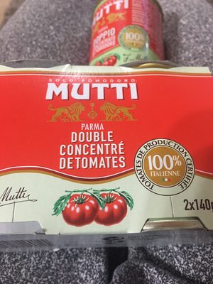 Mutti Double Concentrated Tomato Paste 2 x - Ingredients - fr