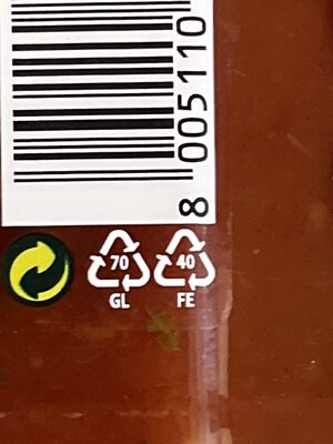 Sauce Tomate et Légumes - Recyclinginstructies en / of verpakkingsinformatie