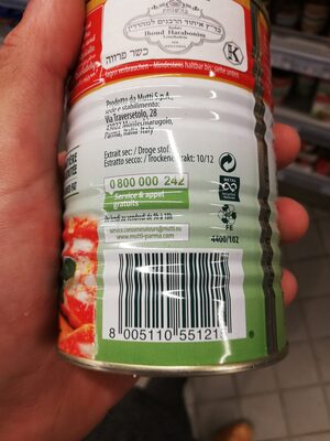 Pizzasauce Aromatica - Recycling instructions and/or packaging information - de