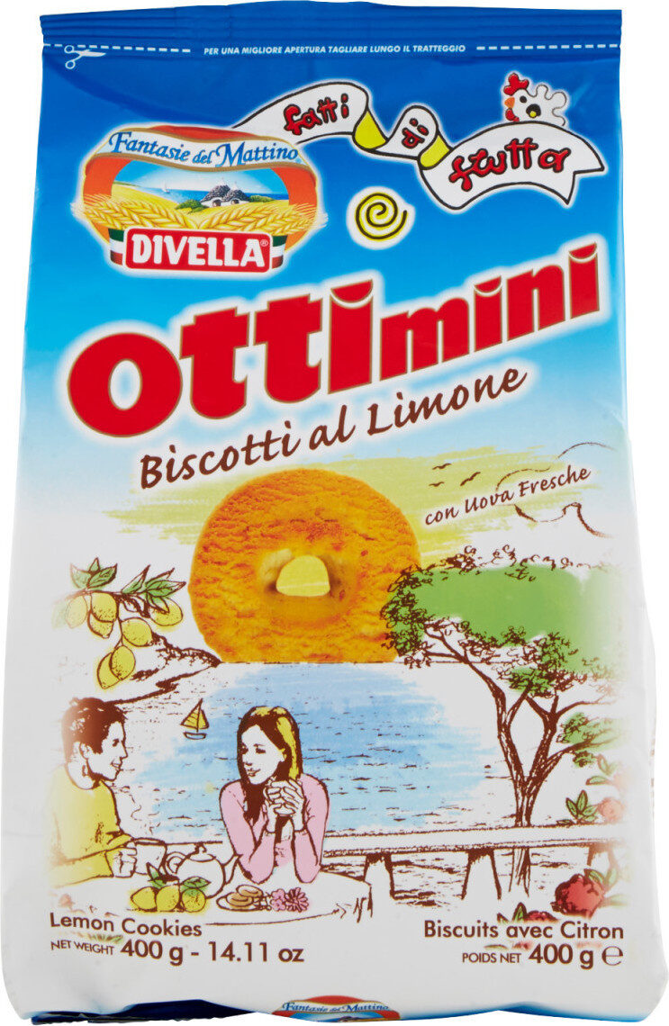 Fantasie del mattino ottimini biscotti al limone - Produit - it