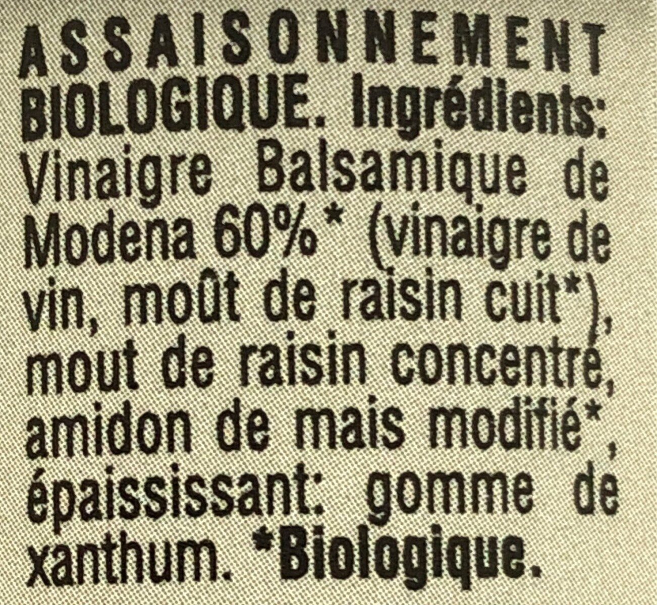 Vinaigre Balsamique - Ingredienser - fr