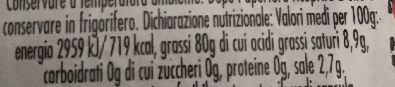 Peperoncino piccante in olio extravergine di oliva - Nutrition facts - it