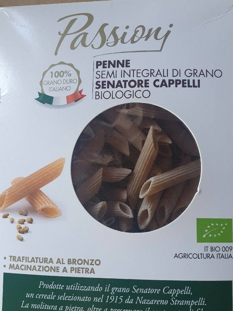 Penne semi integrali di grano Senatore  Cappelli - Prodotto