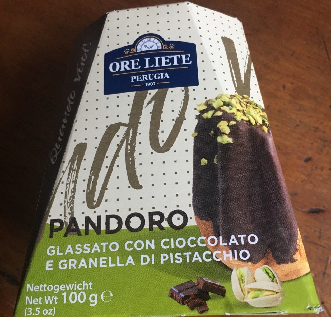 Pandoro cioccolato e pistacchio Ore liete - Product - fr