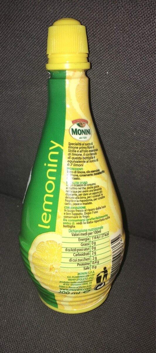 Monini Lemoniny Sok Z Cytryny - Product - fr