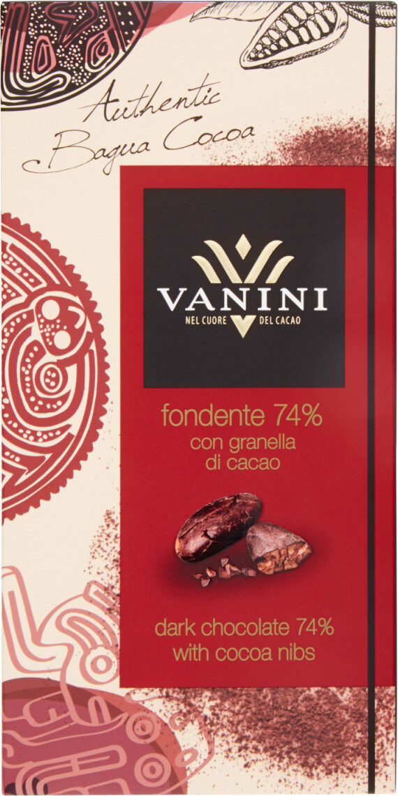 Fondente 74% con granella di cacao - Product - it