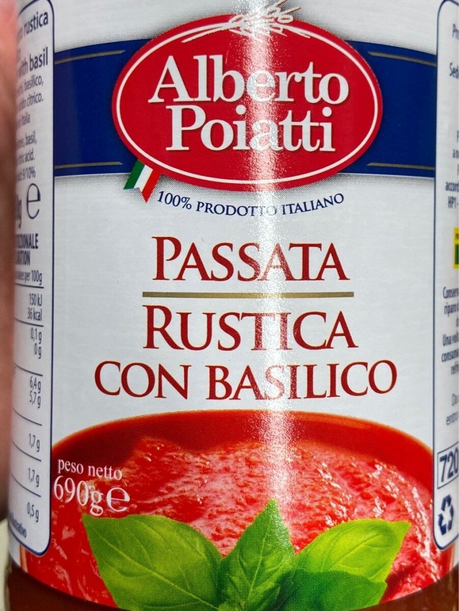 Passata rustica con basilico - Product - it
