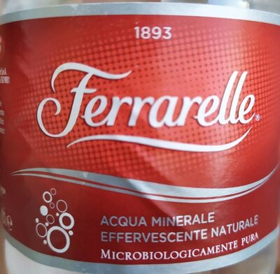 Acqua Minerale Effervescente Naturale - Prodotto