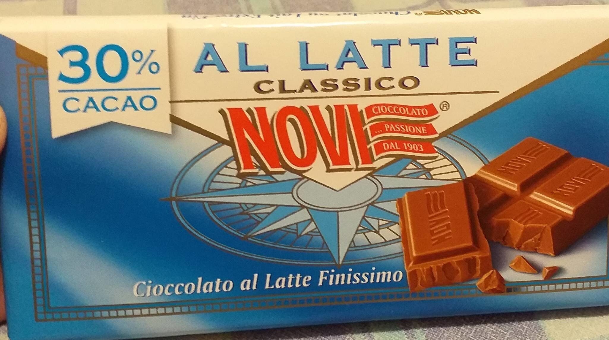 Cioccolato al latte - Prodotto