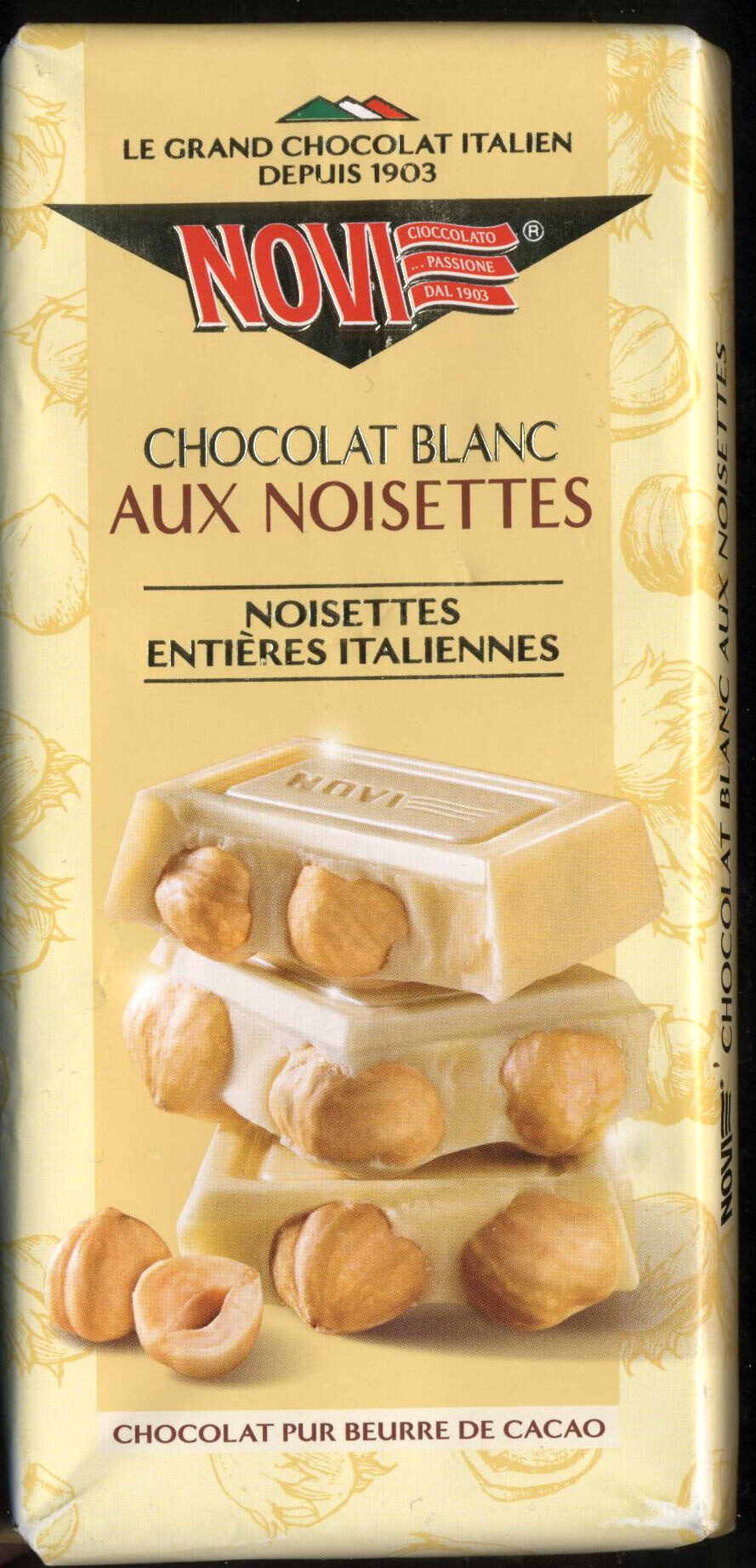 Cioccolato Bianco Con Nocciole Intere - Prodotto