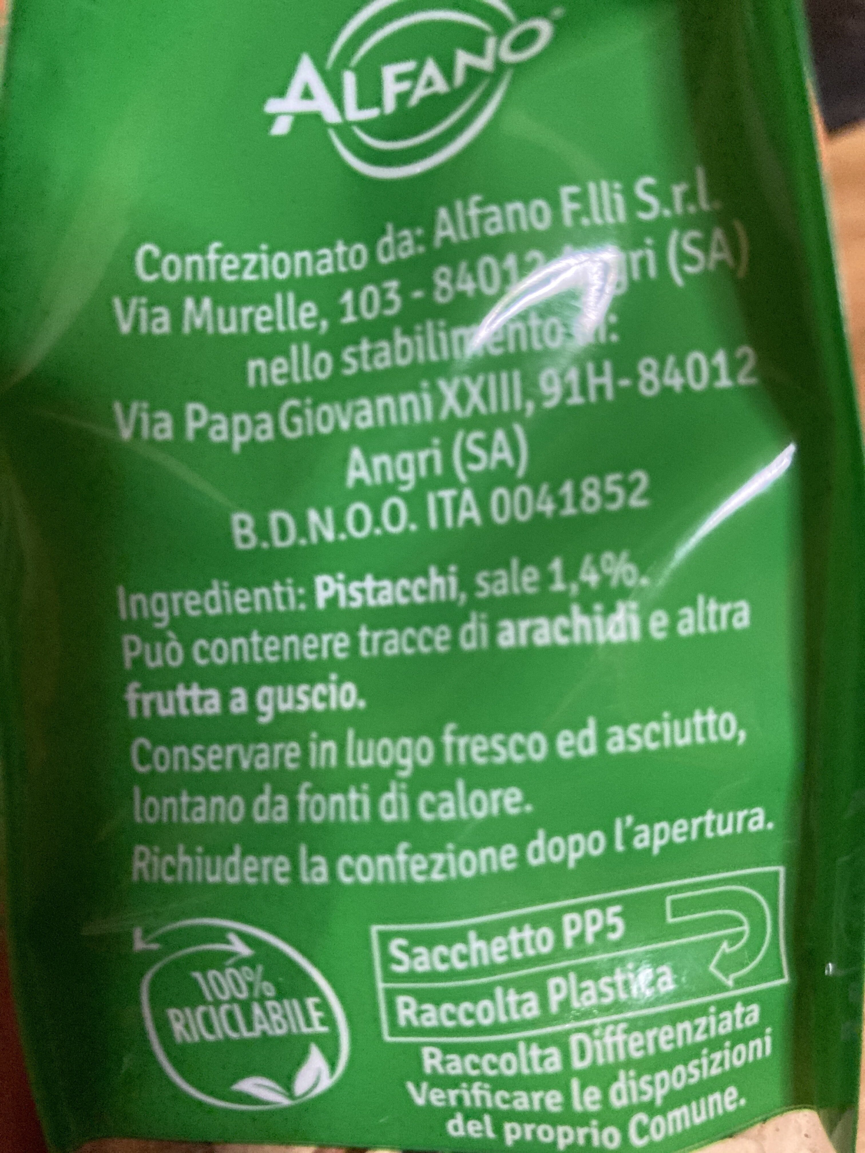 pistacchi - Ingredienti - en
