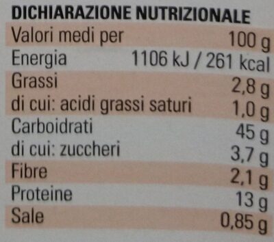 Raviolini vitello - Nutrition facts - it
