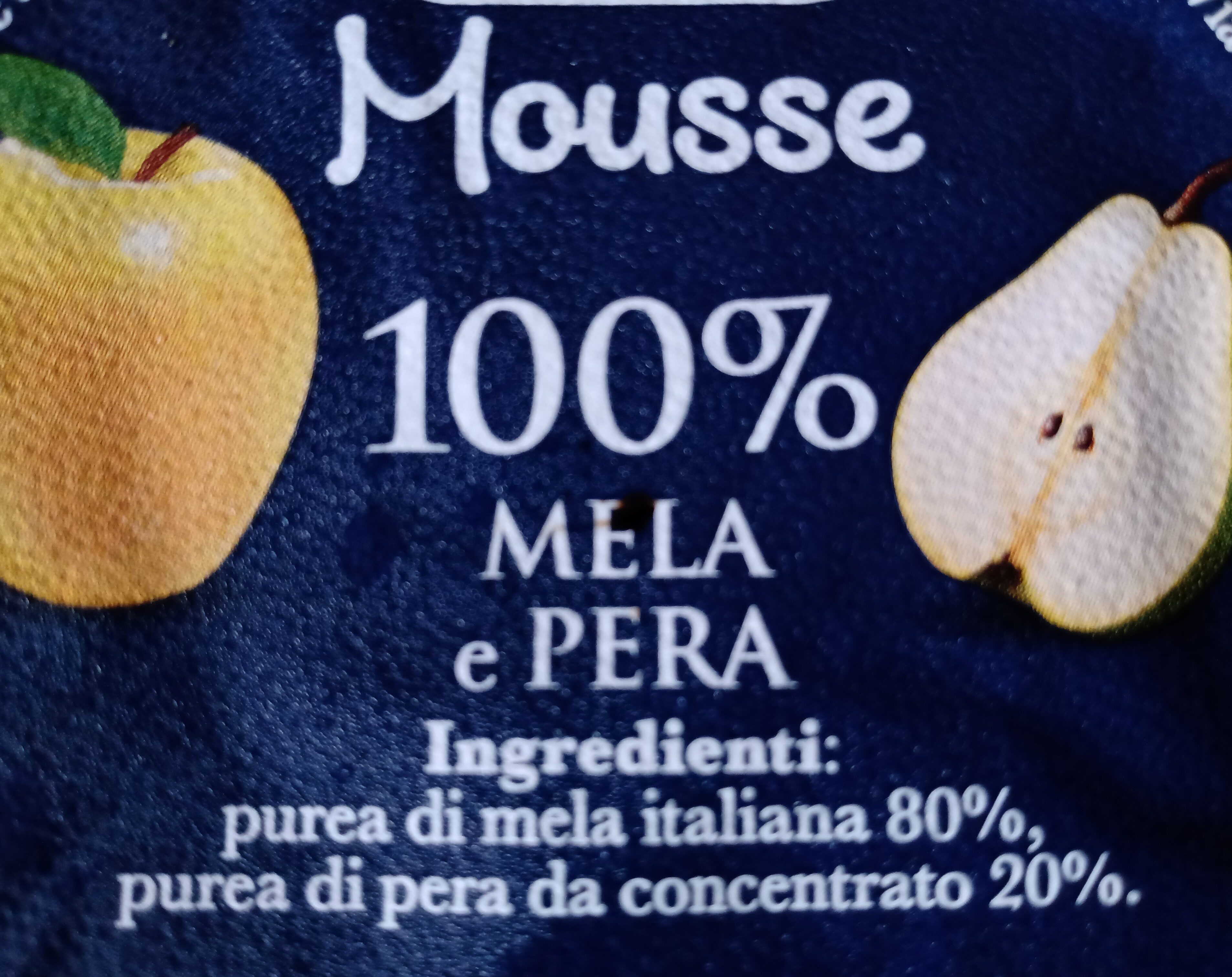 Mousse mela e pera - Ingredienti