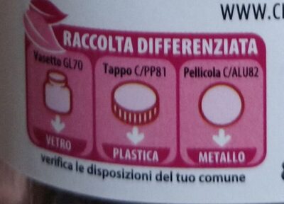 Cicoria con ginseng - Wiederverwertungsanweisungen und/oder Verpackungsinformationen - it