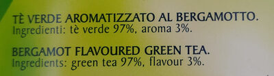 Tè verde - Ingredienti