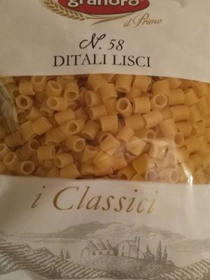 Granoro Ditali Lisci No 58 (500g Beutel) - Ingrédients