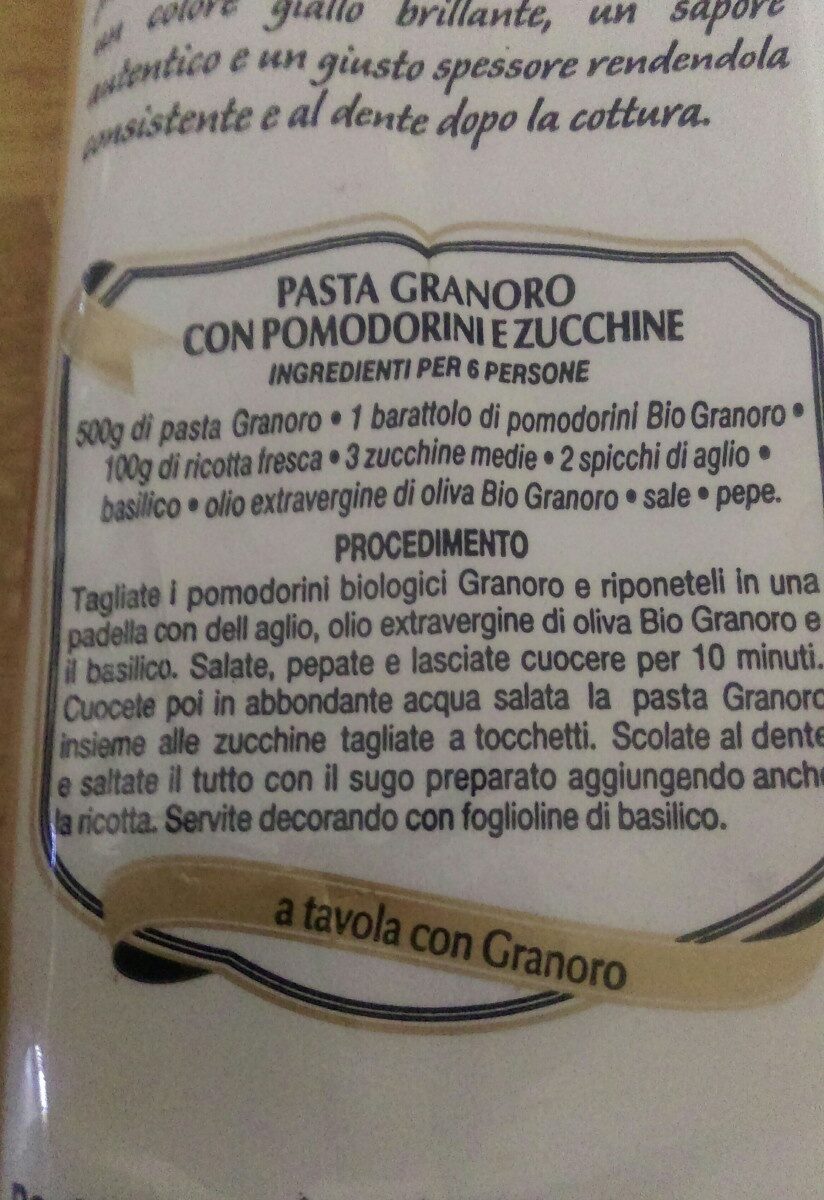 Spaghetti Ristorante N°14 Sachet 1KG - Ingrédients
