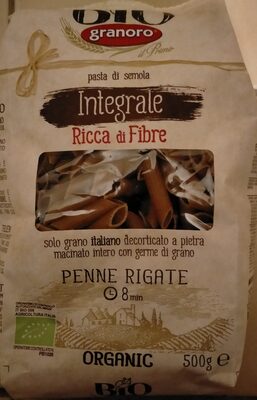 Pasta di semola integrale Penne rigate - Prodotto - fr