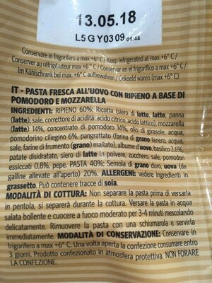 Girasoles tomate y mozzarella - Ingredients - fr