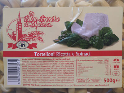 Tortellini ricotta e spinaci - Product - it