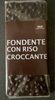 Cioccolato fondente con riso croccante - Producto