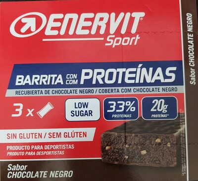 Barrita con proteínas sabor Chocolate Negro - Product - es