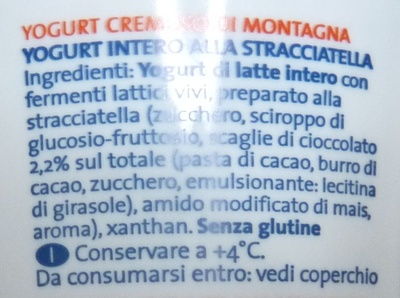 YOGURT Vipiteno Yogurt cremoso di montagna - Ingredients - it
