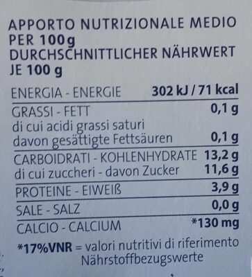 Yogurt magro ai Frutti di Bosco - Nutrition facts - it