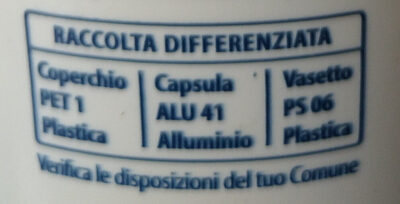 Yogurt intero Agrumi - Recycling instructions and/or packaging information - it