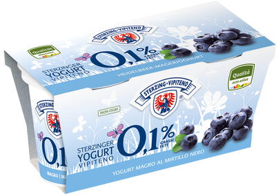Yogurt magro 0,1% - 125g x 2 - Gusto mirtillo nero - Prodotto - fr