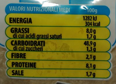 Piada Mini - Nutrition facts - it