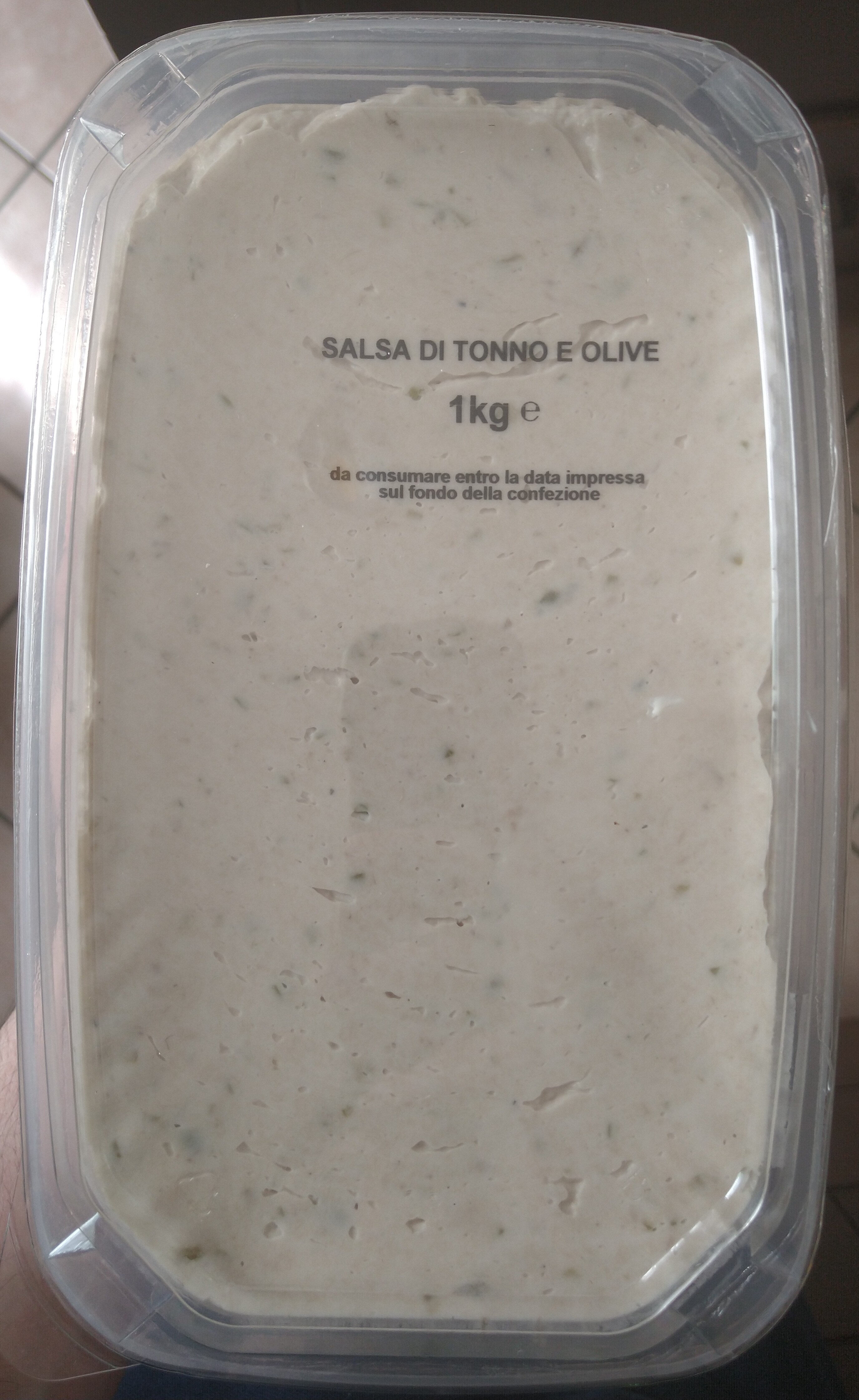 salsa di tonno e olive - Prodotto