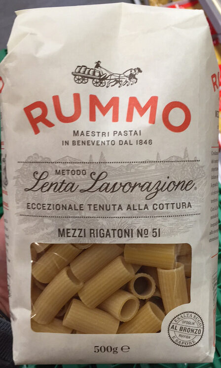Rummo Mezzi Rigatoni no 51 - Product - en