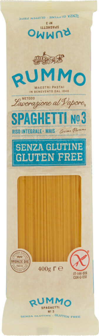 Spaghetti No. 3 senza glutine - Produit