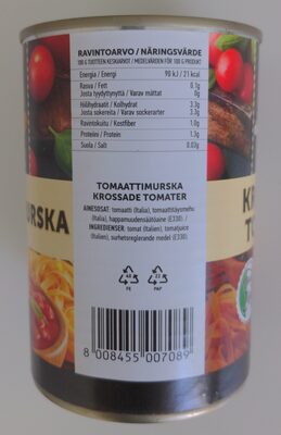 Tomaattimurska - Ravintosisältö