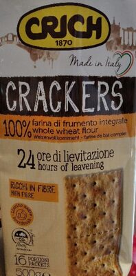 Whole wheat crackers - Prodotto