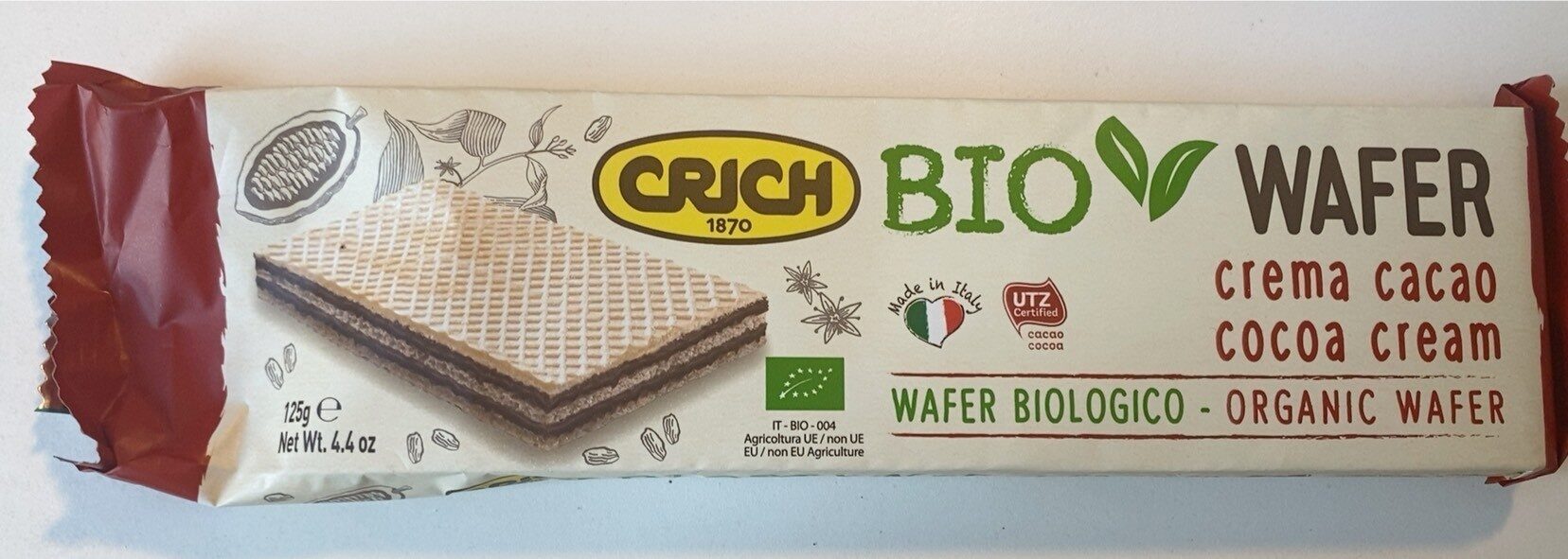 Bio wafer crema cacao - Prodotto