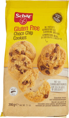 Choco chip cookies gluten free - Producte - en