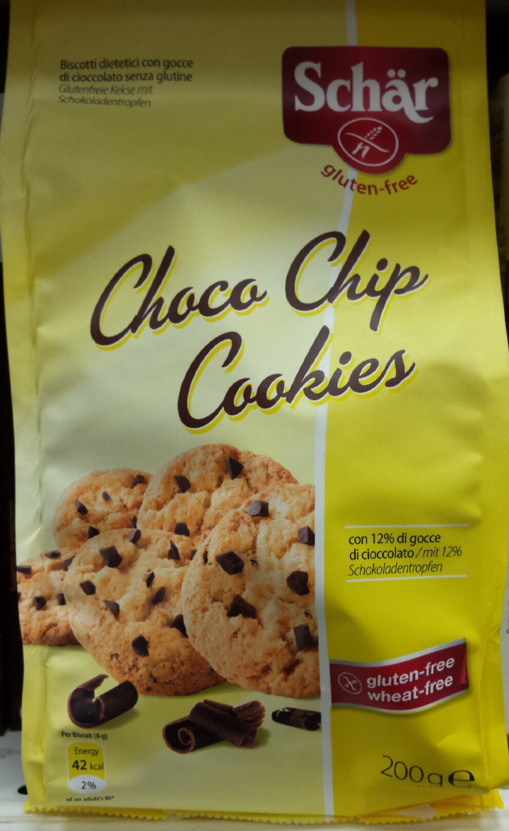 Choco chip cookies gluten free - Produkt