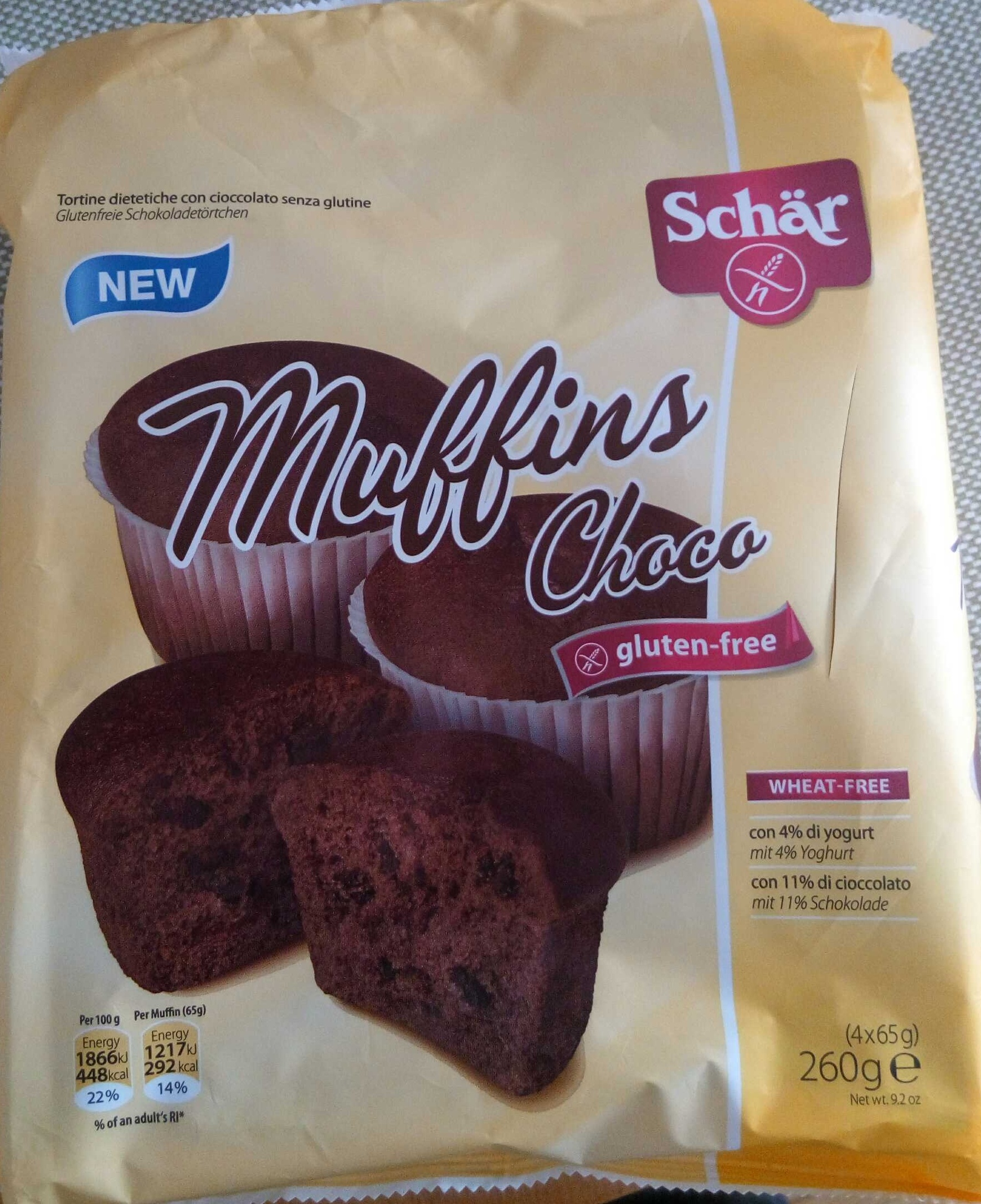 Muffins choco - Produit