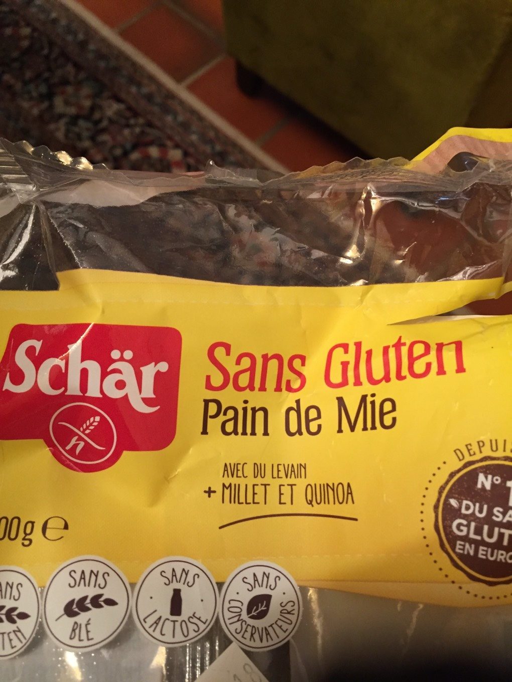 Pain de mie sans gluten - Produit