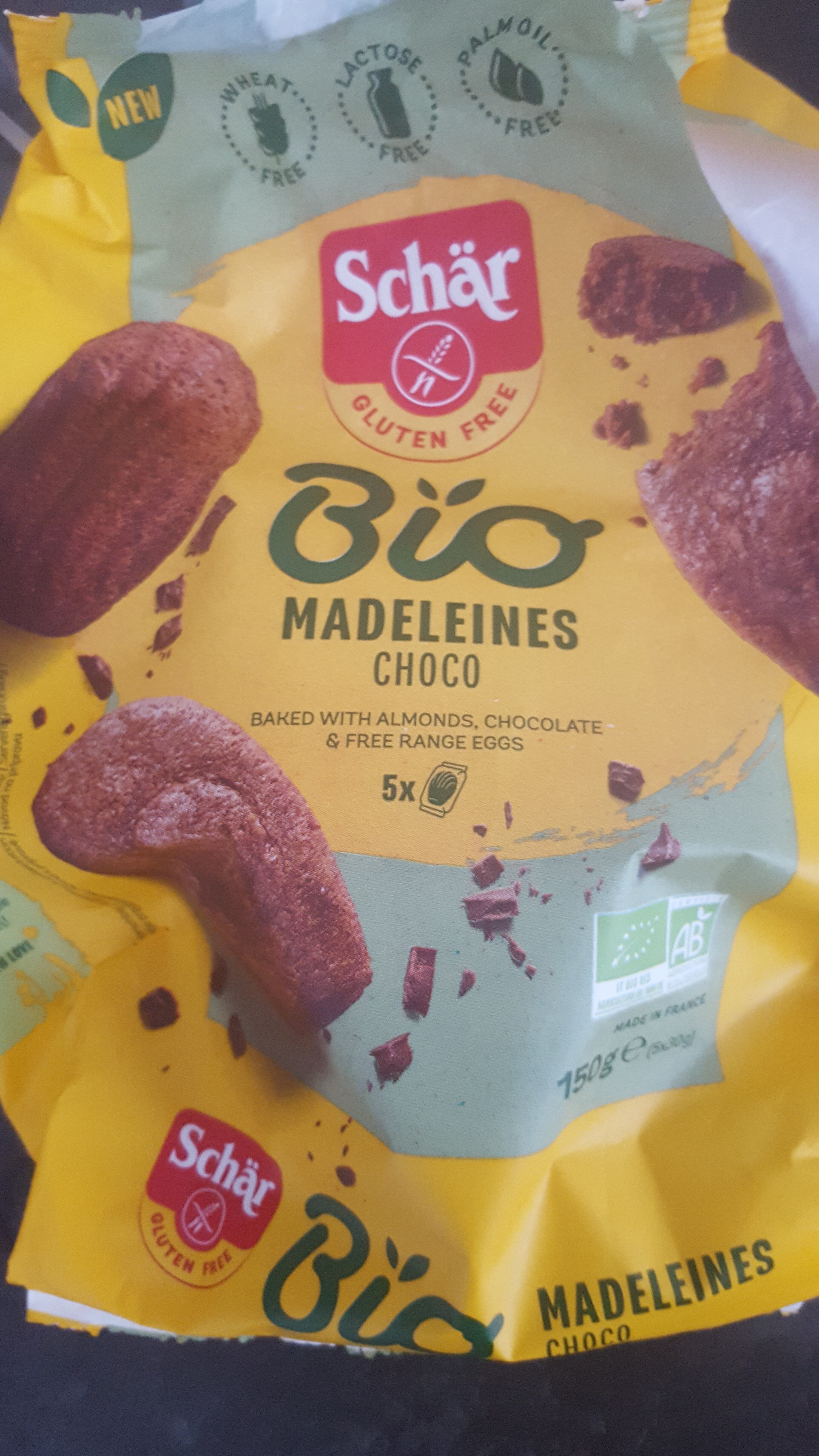 Madeleines choco - Produit